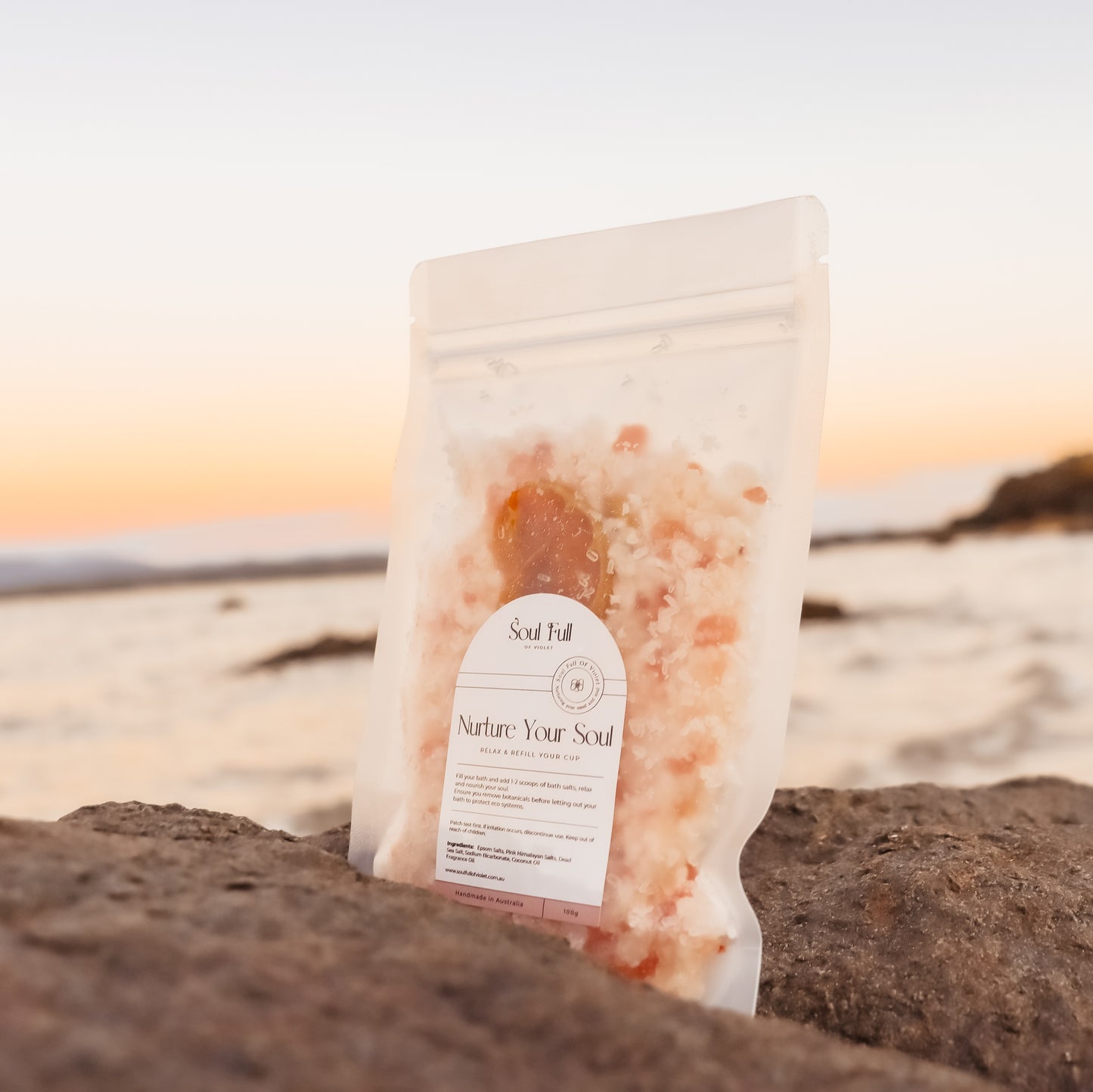 Nurture your soul Bath Soak 100G Pouch