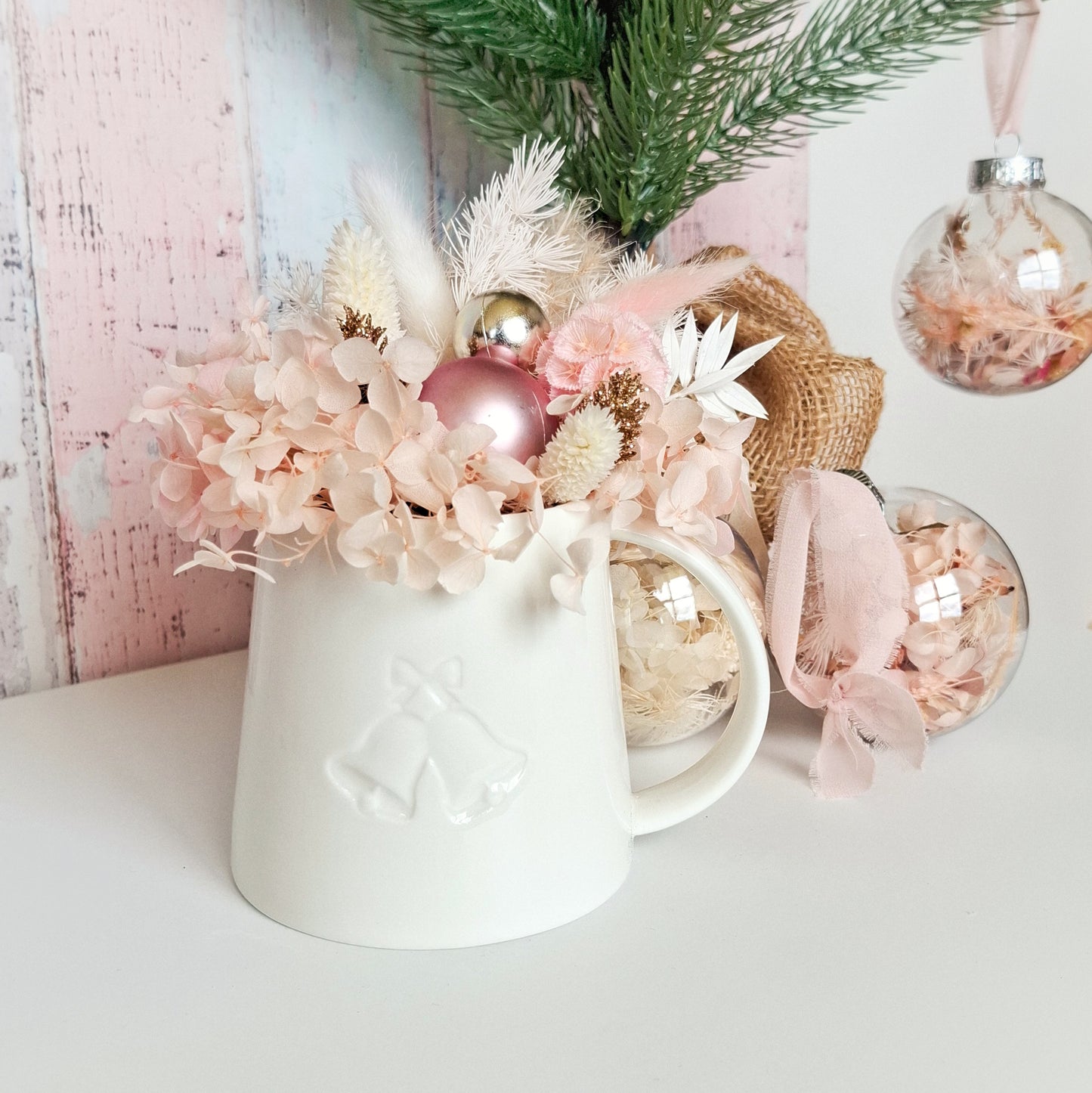 Enchanted Noel Dried Floral Arrangement