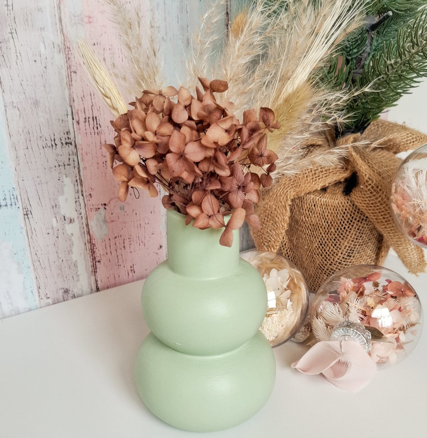 Cinnamon Star Dried Floral Arrangement