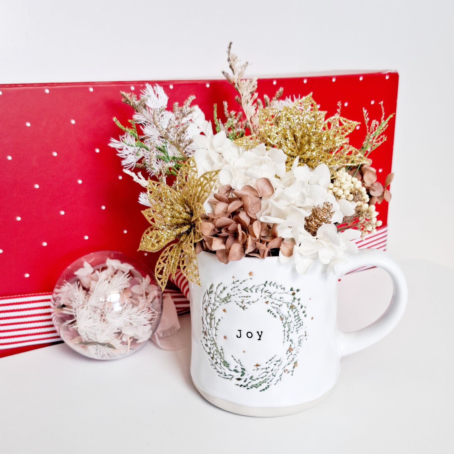 Joy Dried Floral Arrangement