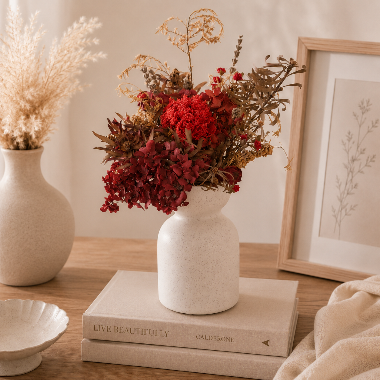 Rhea Dried Floral Arrangement