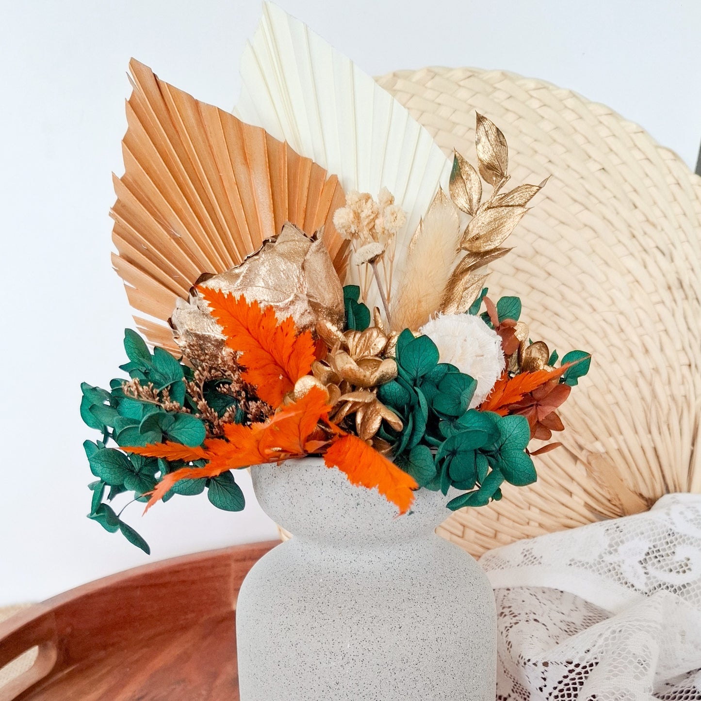 Autumn Dried Floral Arrangement