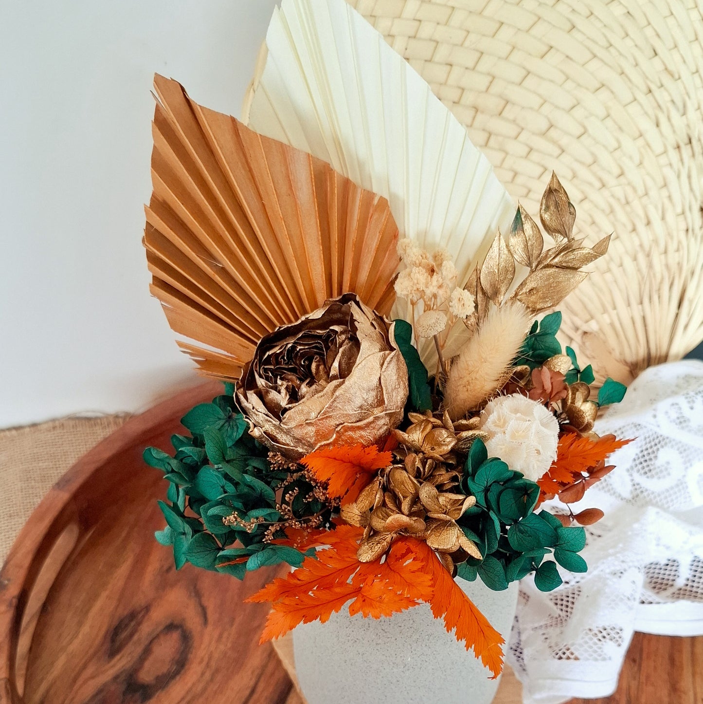 Autumn Dried Floral Arrangement