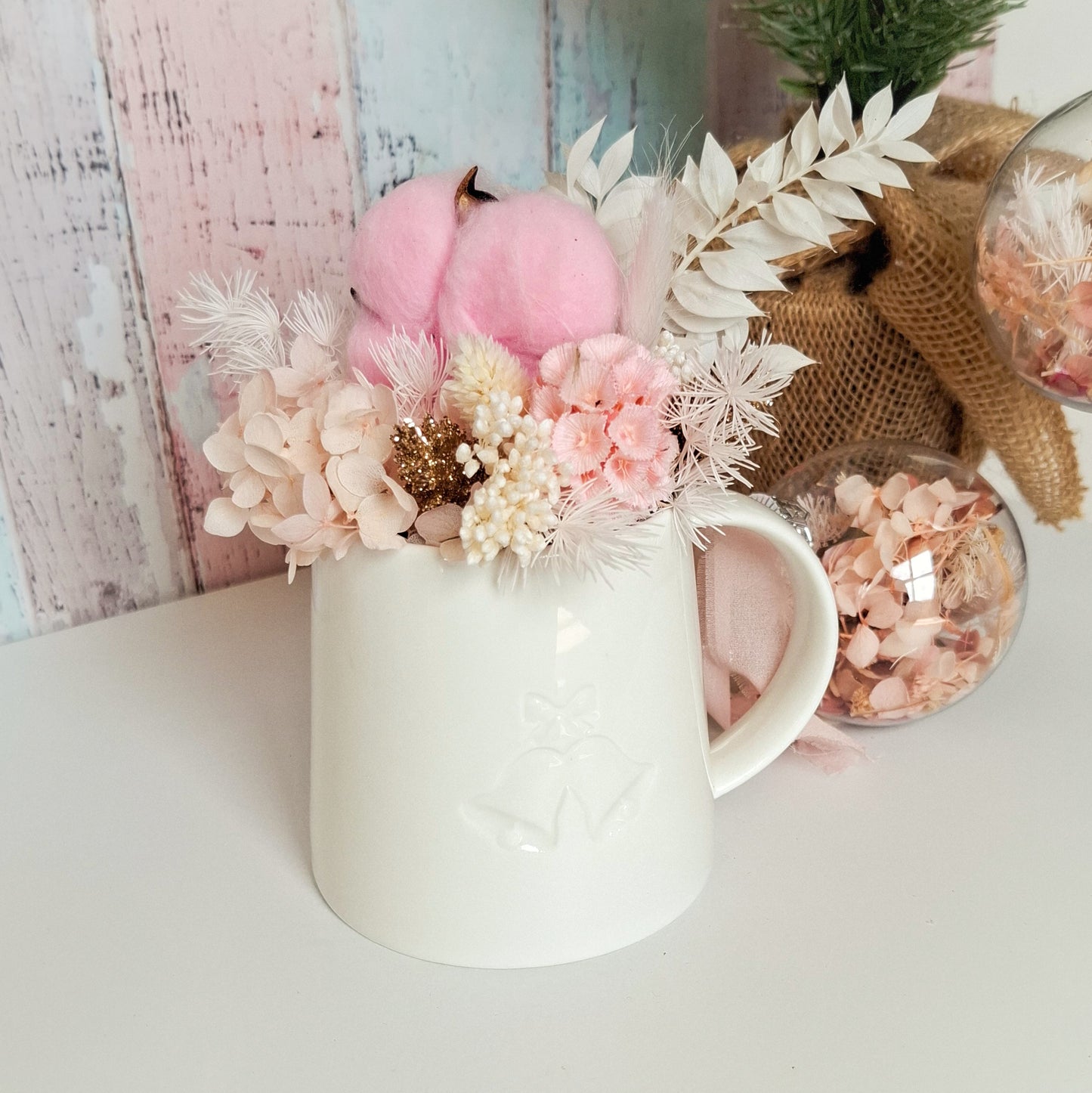 Christmas Belle Dried Floral Arrangement