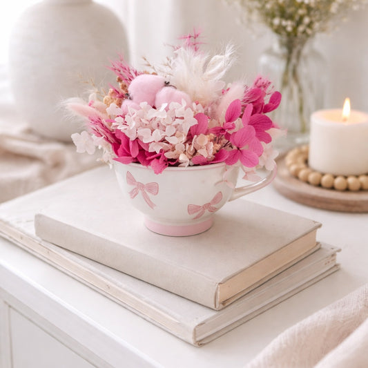 Bow Love Dried Floral Arrangement