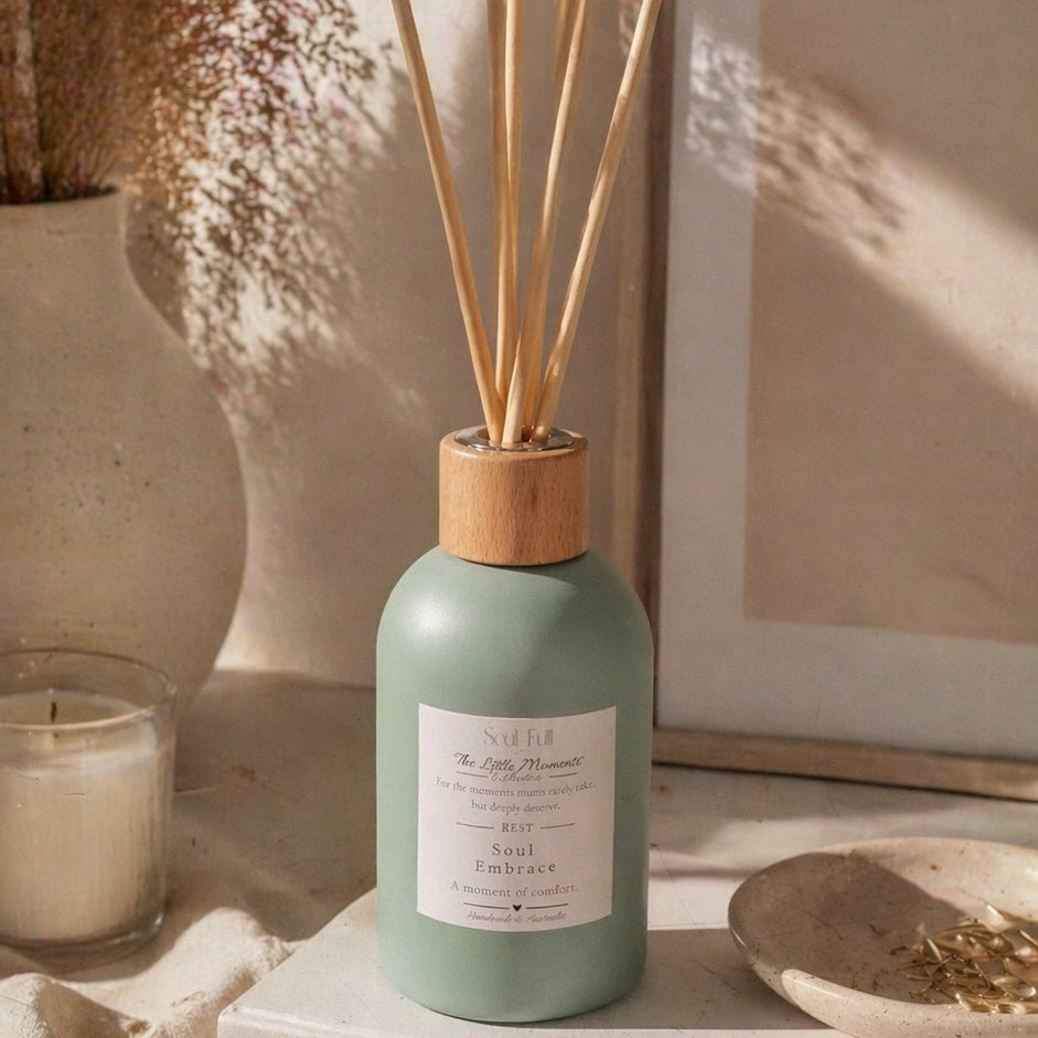 Little Moments Reed Diffuser – Sage Green Vessel