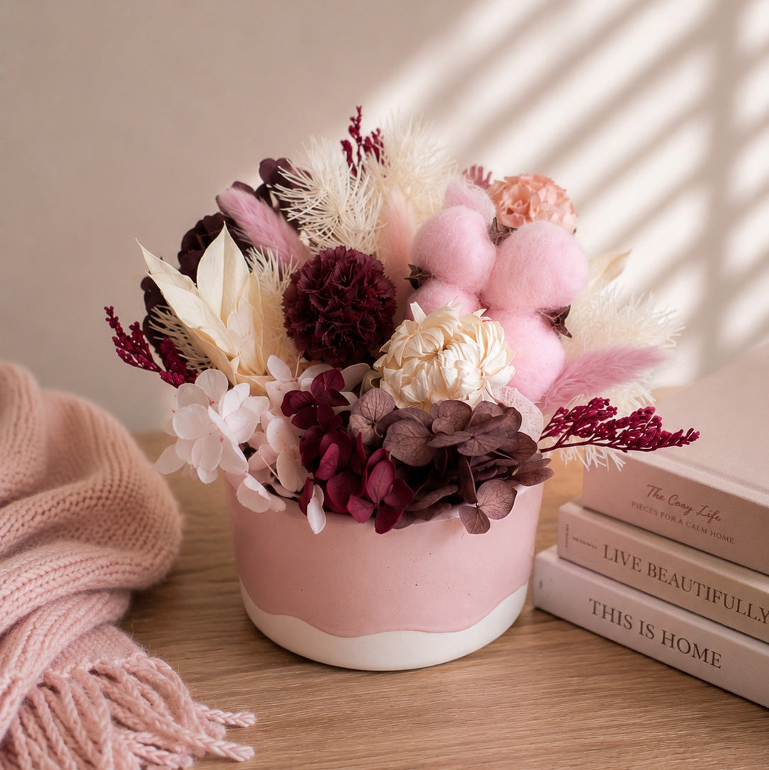 Soft Strength Dried Floral Arrangement