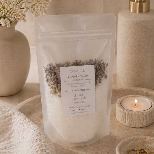 Quiet Strength Bath Soak – Calming Self Care Bath Salts