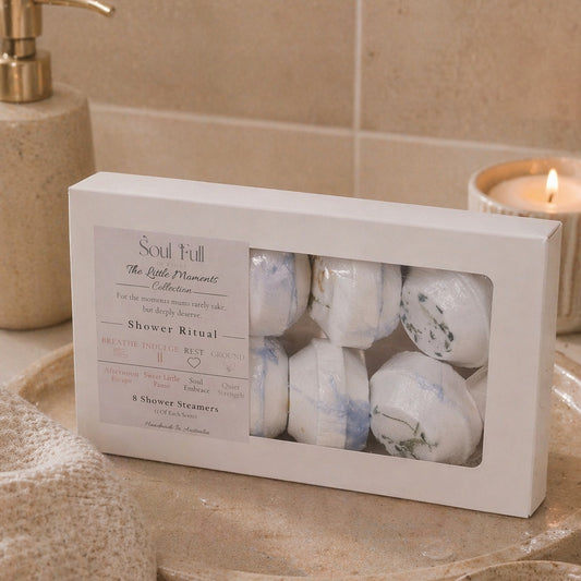 Little Moments Shower Steamer Gift Set – 8 Pack Self Care Shower Steamers