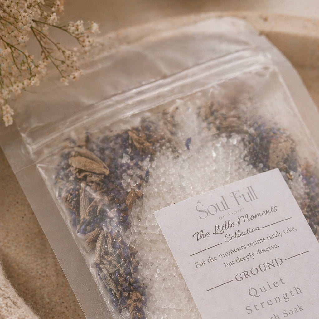 Quiet Strength Bath Soak – Calming Self Care Bath Salts