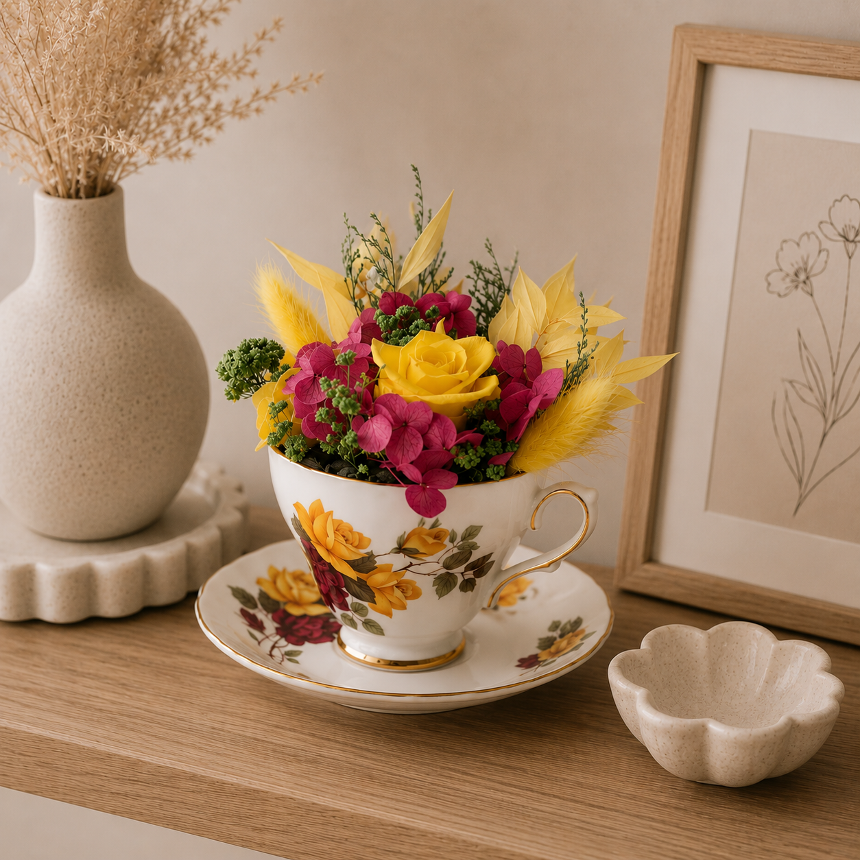 Sully Dried Floral Arrangement